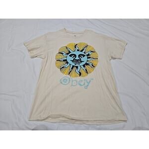 Obey Sun Graphic Short Sleeve T Men's L T-Shirt (5a)